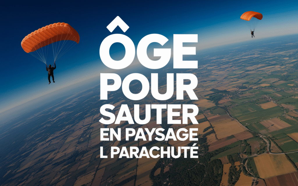 Parachutistes de différents âges en chute libre
