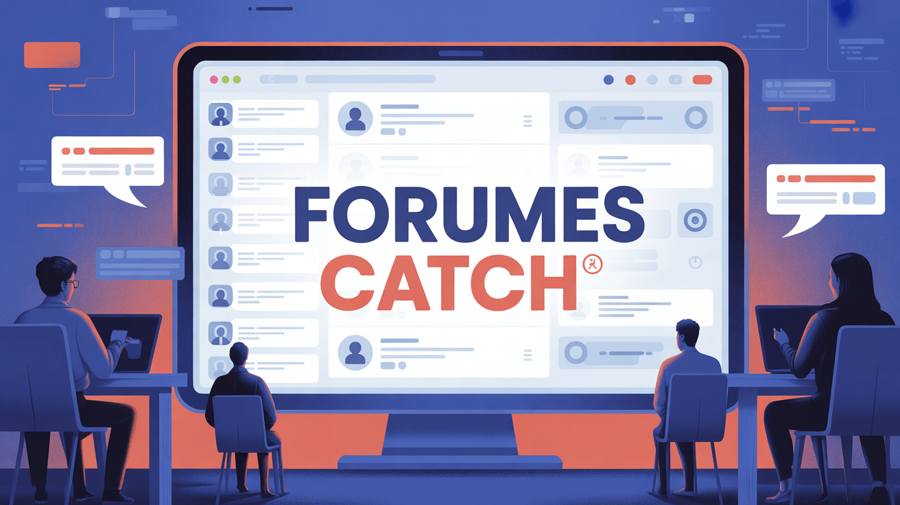 forum catch écran discussions communauté