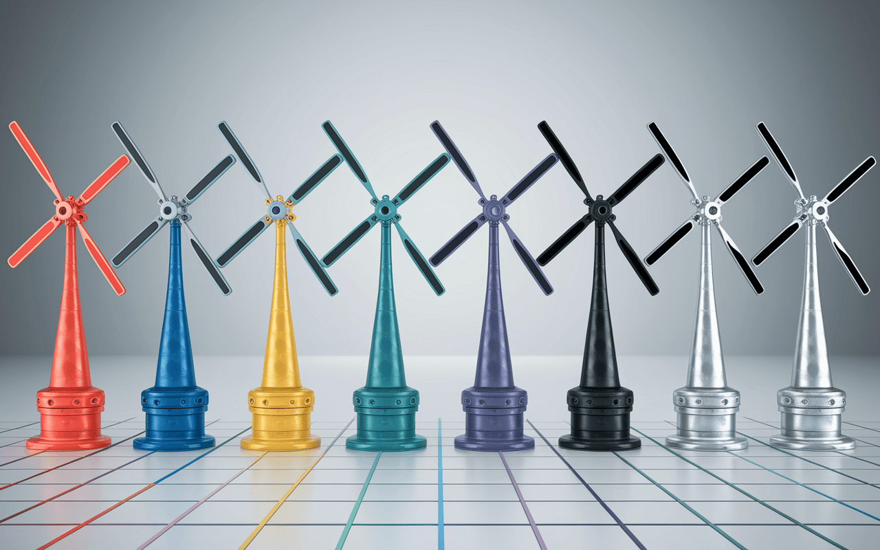 Comparaison plusieurs poignées pompes matériaux et bases antidérapantes