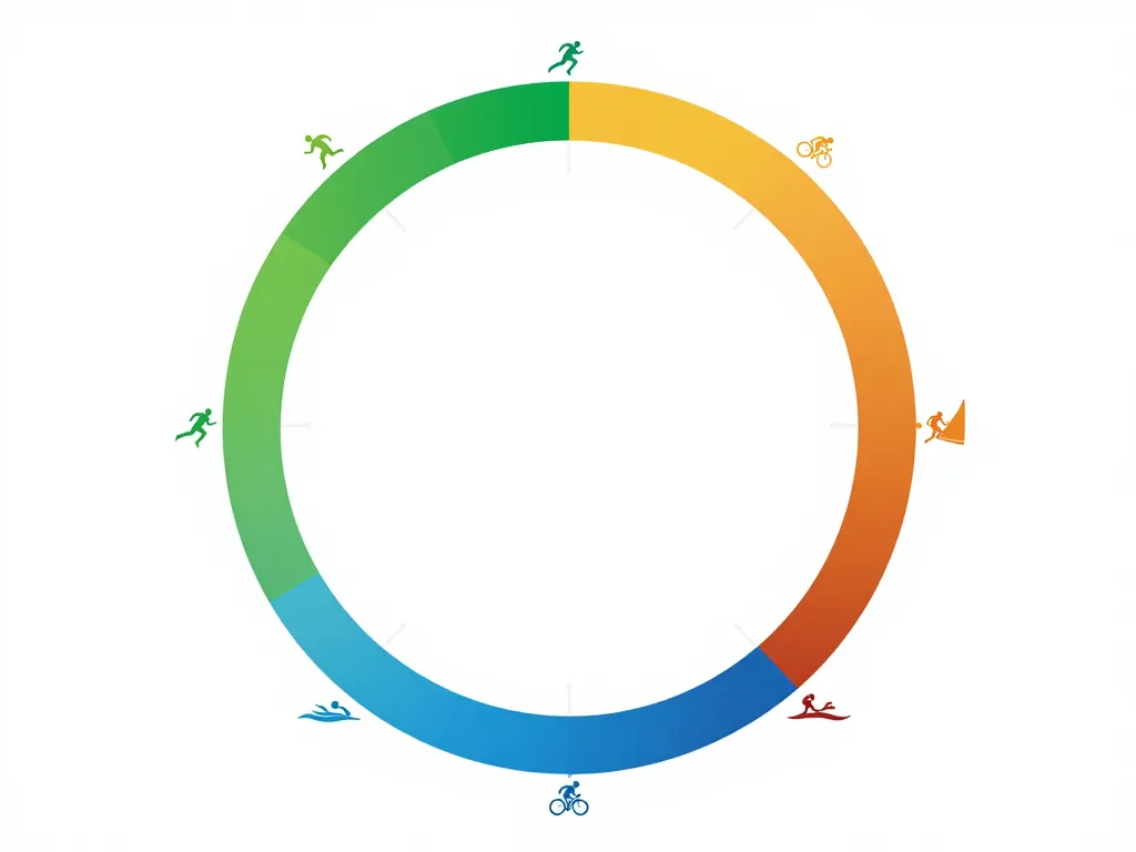 diagramme annuel calendrier des course au sable d'olonne
