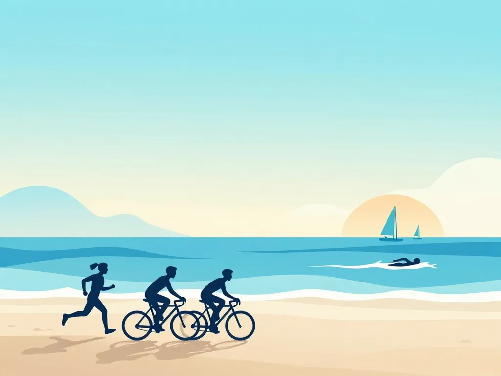 illustration littorale multisports calendrier des course au sable d'olonne