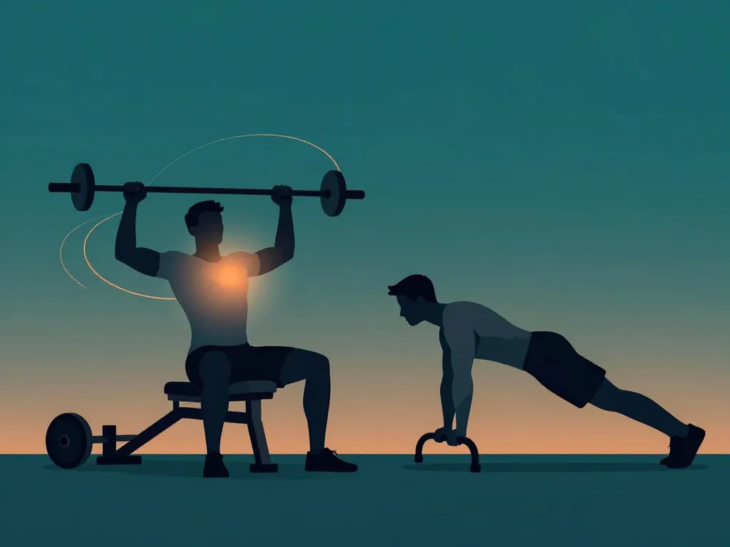 Développé décliné et dips pour travailler le bas des pecs