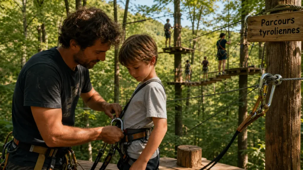 14 parcours, 3 km d’aventure et une ligne de vie continue : I Feel Wood à Sarlat