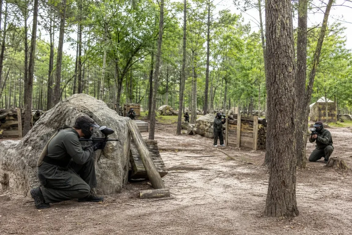 Le parc beauregard aventure et son terrain de paintball en plein air
