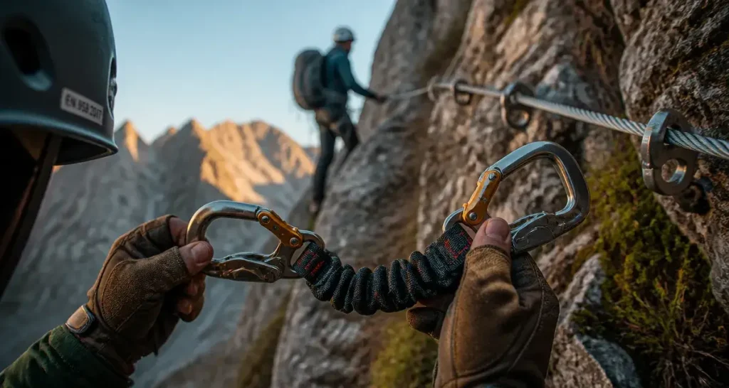 Longe de via ferrata : sécurité, normes et critères de choix pour grimper sereinement