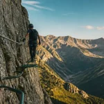 Via ferrata de coumely : passage aérien TD+ dans le cirque de Gavarnie