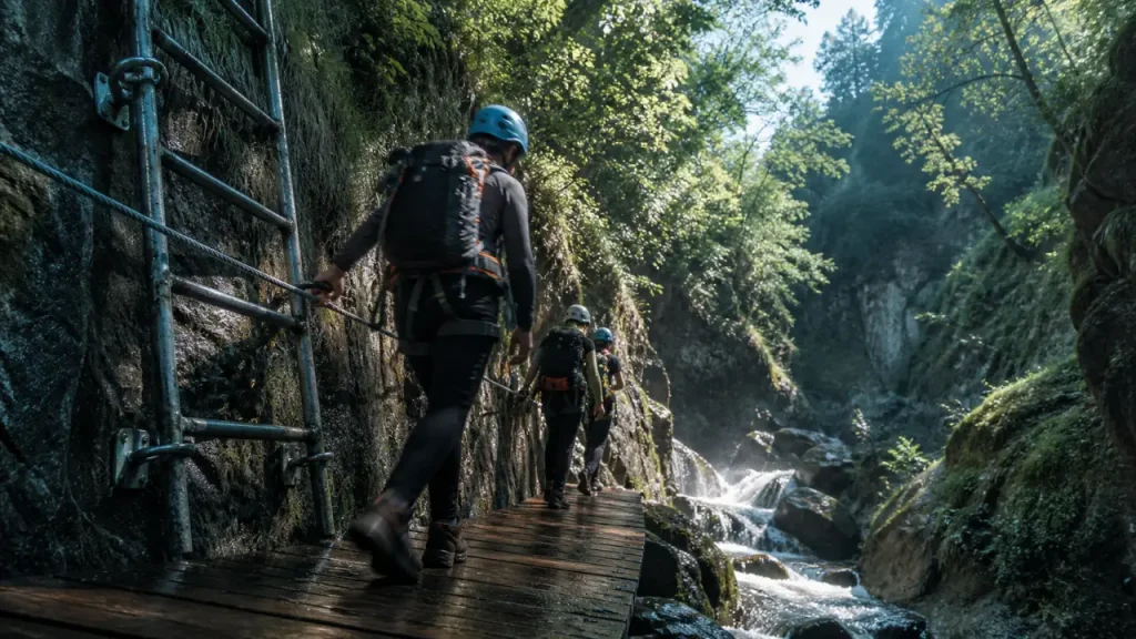 Via ferrata de la Combe : 400 m, 160 m de dénivelé et un parcours à la carte pour débuter