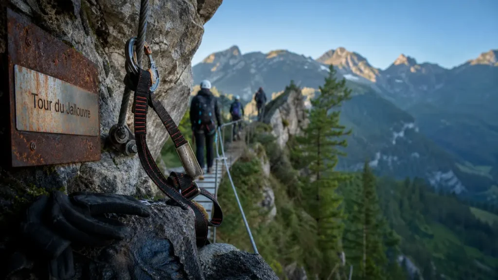 Via ferrata de la Tour du Jallouvre : 1100 mètres d’engagement dans les Aravis