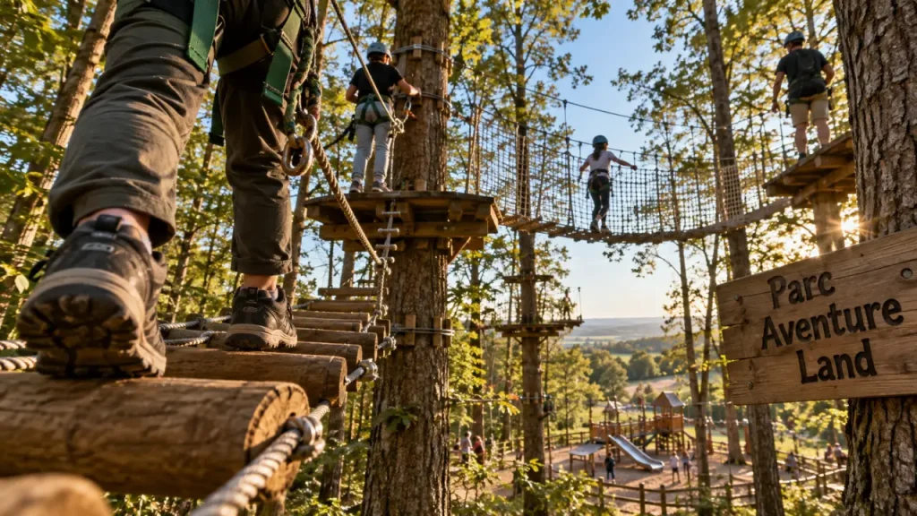 Parc Aventure Land : le budget réel dépend aussi des accompagnateurs
