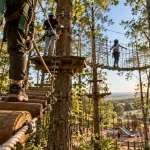 Parc Aventure Land : accompagnateurs sur accrobranche et sécurité