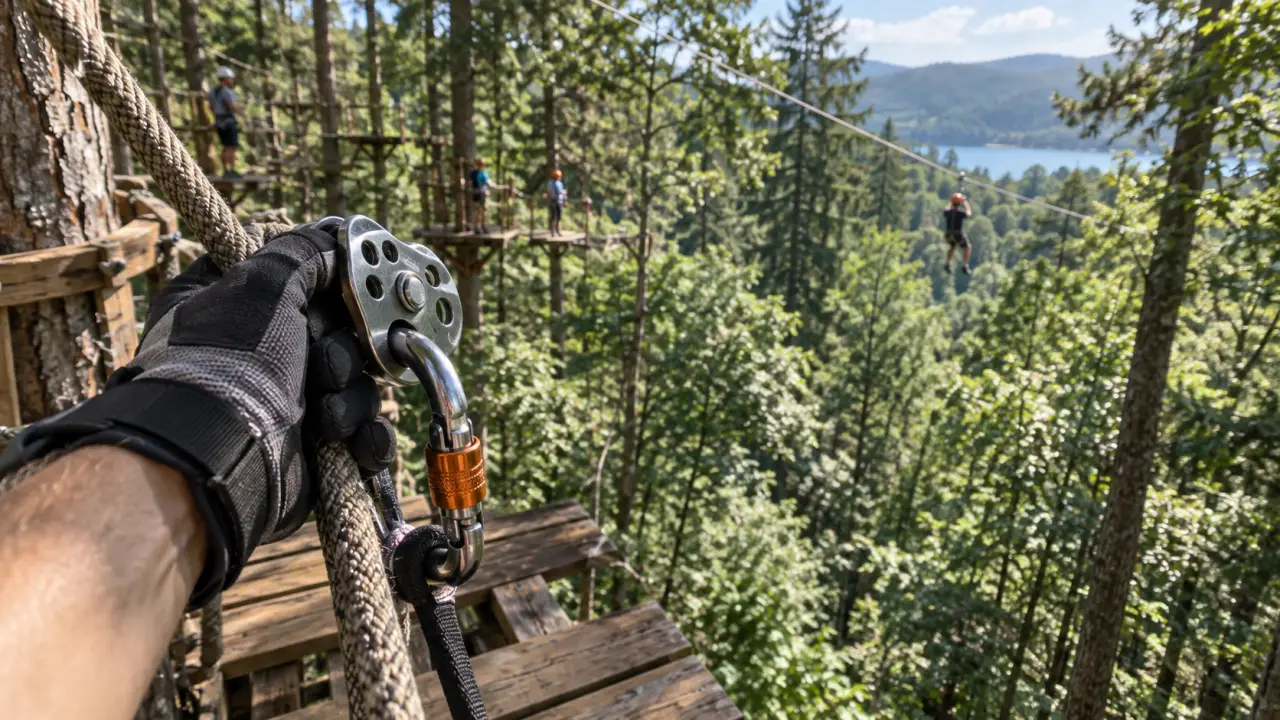 Le val des cimes parc aventure : accrobranche et tyrolienne XXL en forêt