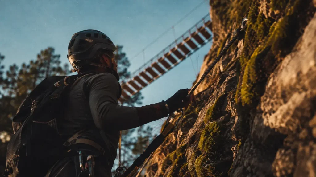Via ferrata du Revaclier : 500 mètres de câble, niveau D et accès à anticiper