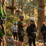 Crapahut parc aventure : harnais et tyrolienne en forêt à Bélesta