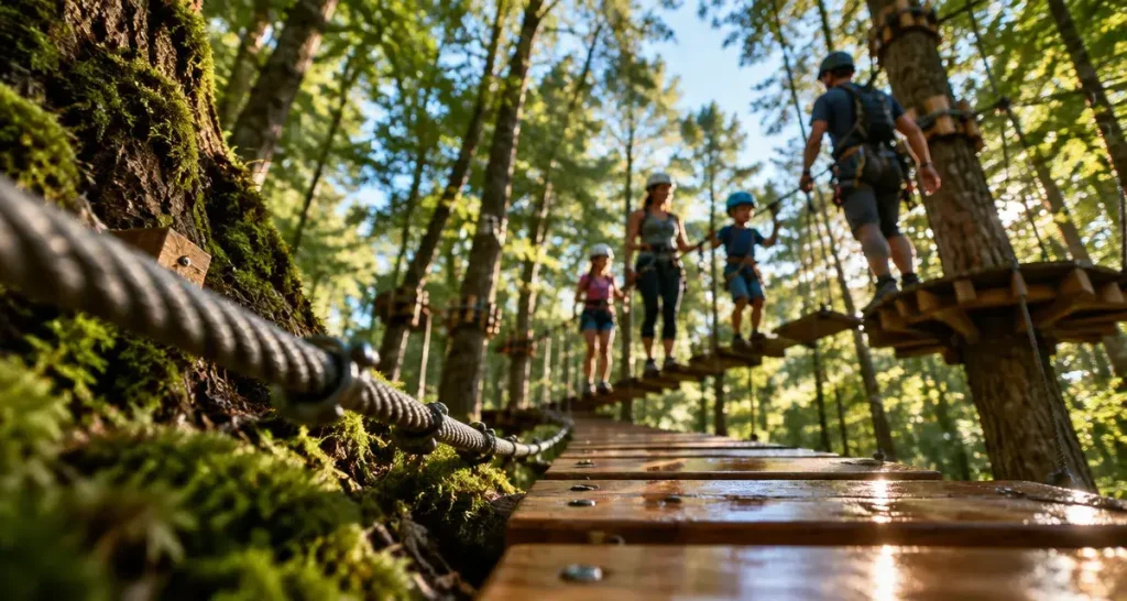 Forest Arena à Cesson : accrobranche et six activités dans le 77