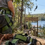 Fun parc aventure : harnais accrobranche d’enfant