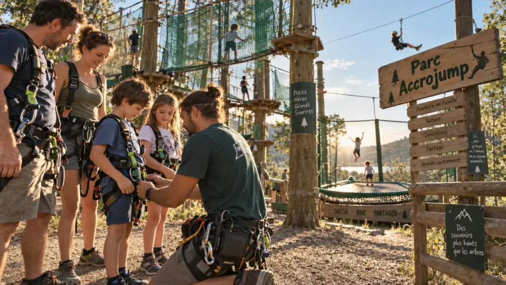 Parc aventure Accrojump à Sérignan : 25 activités, mais quel parcours selon l’âge ?