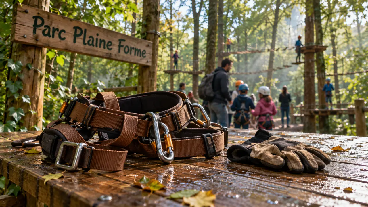 Parc aventure plaine forme : accrobranche en forêt