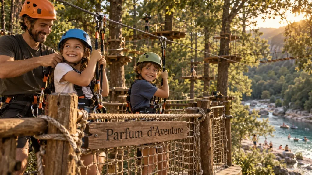 Parc Parfum d’Aventure : 16 parcours et une journée nature près d’Anduze